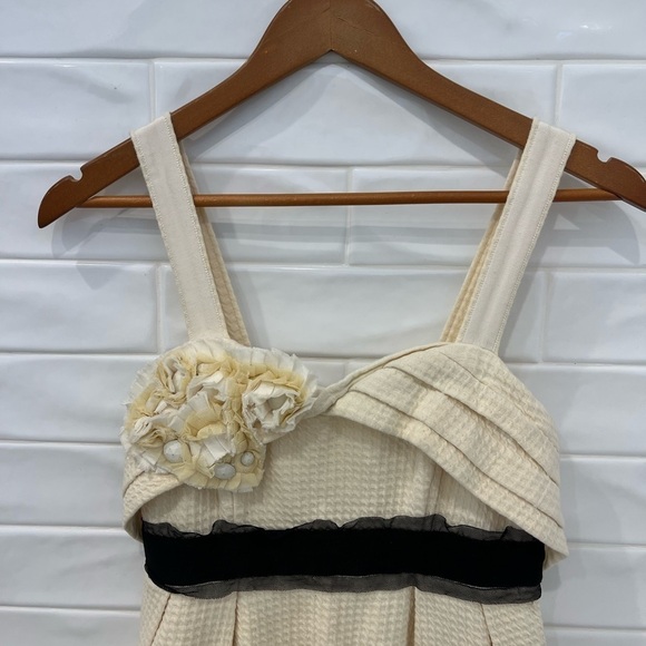 ANTHROPOLOGIE Deletta Cream Breakfasting Dress - Picture 4 of 8